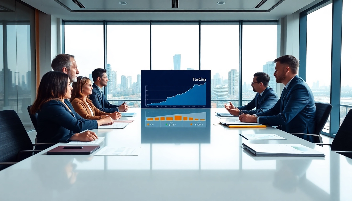 A collaborative business meeting on import tariffs China analyzing trends and strategies.