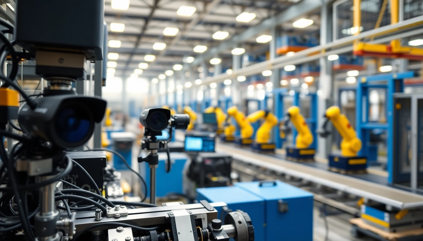 Implementing machine vision technology in an advanced industrial environment for automated inspection.