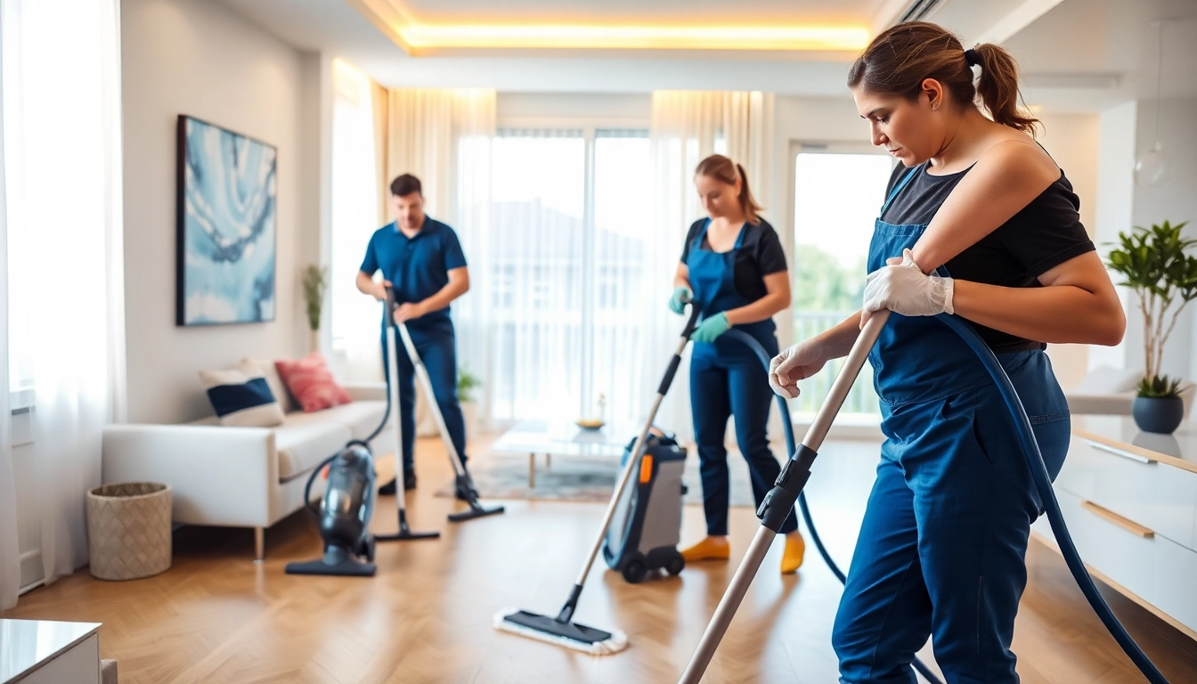 Bond cleaning Logan service in action with professionals ensuring sparkling apartments.