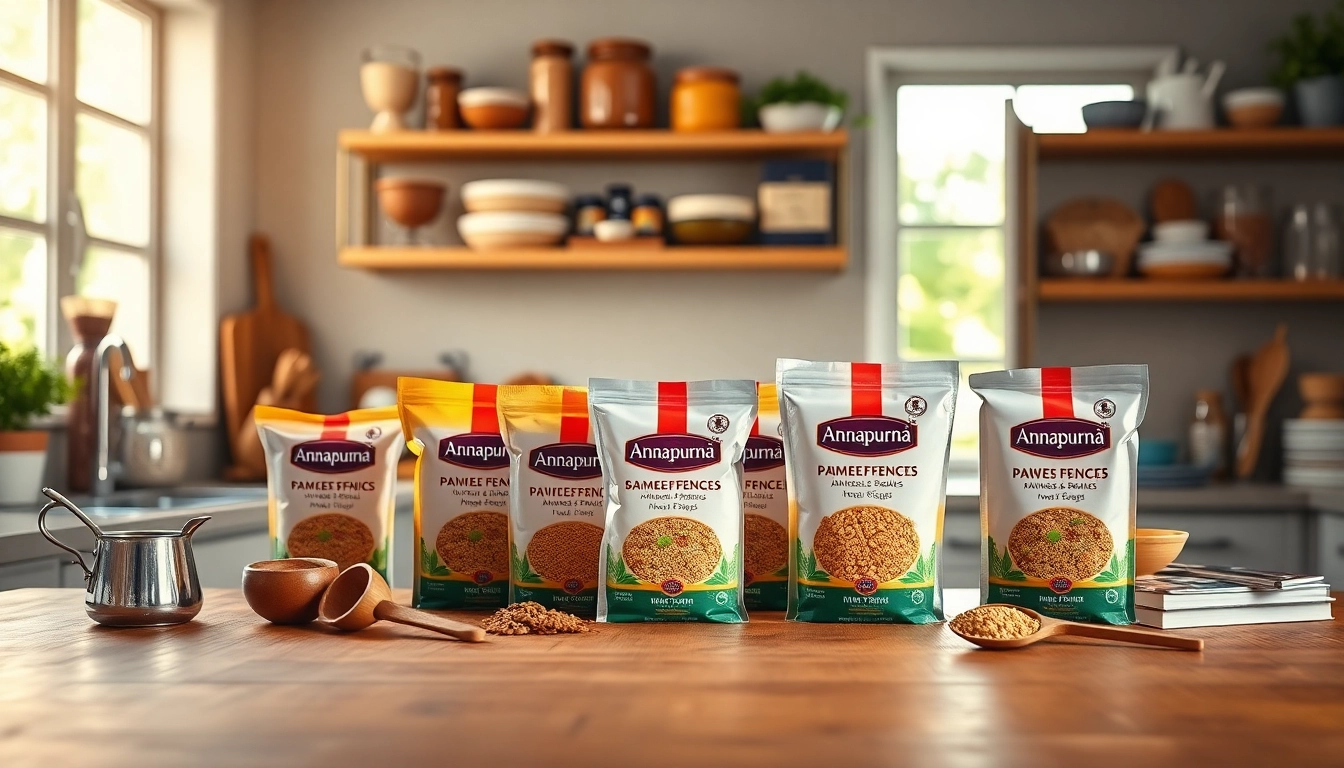 Showcasing Annapurna Universal Foods Pvt Ltd products in a warm, inviting kitchen setting.