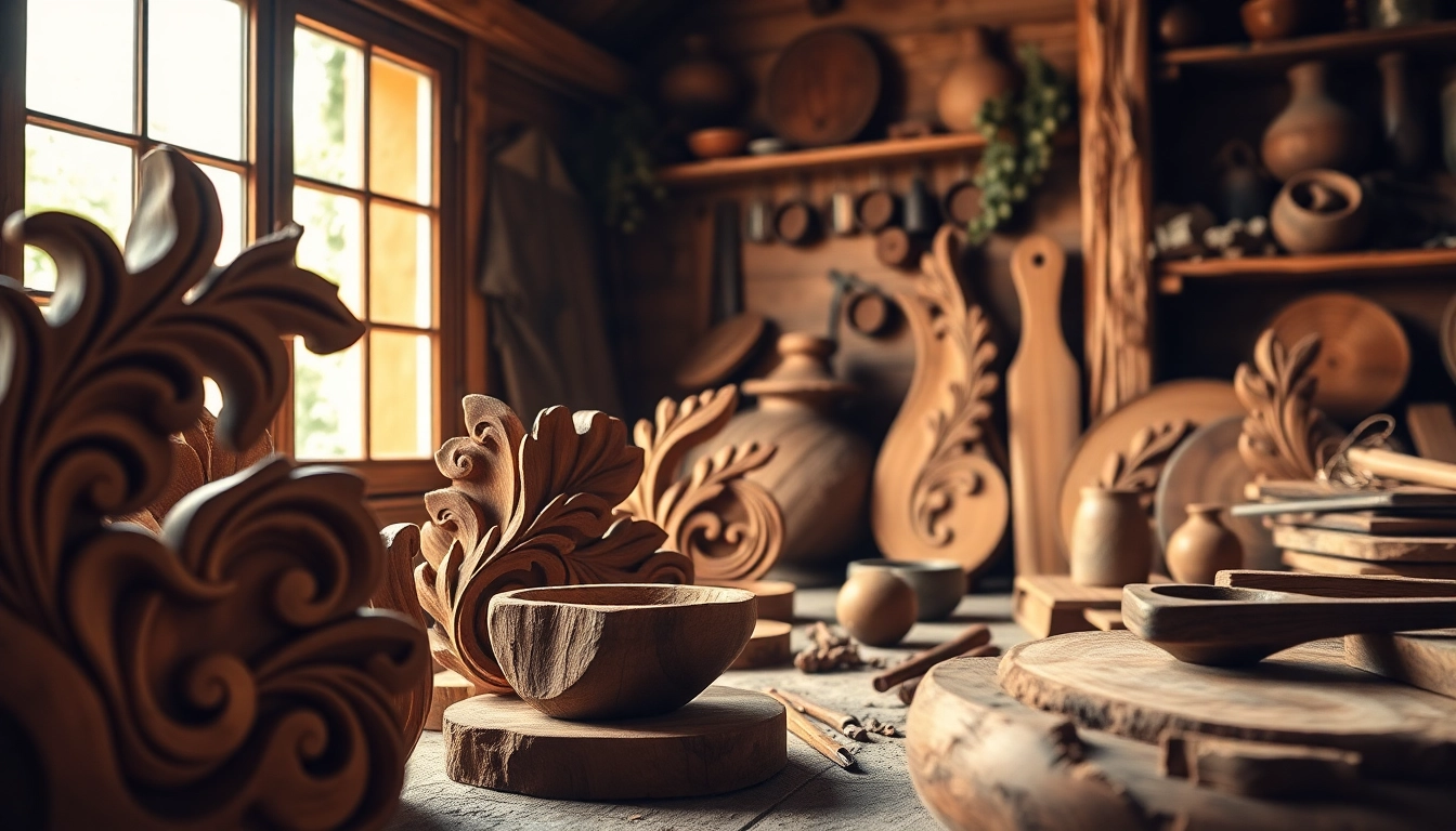 Admire the intricate olive wood carvings showcasing artistry and craftsmanship from the Holy Land.