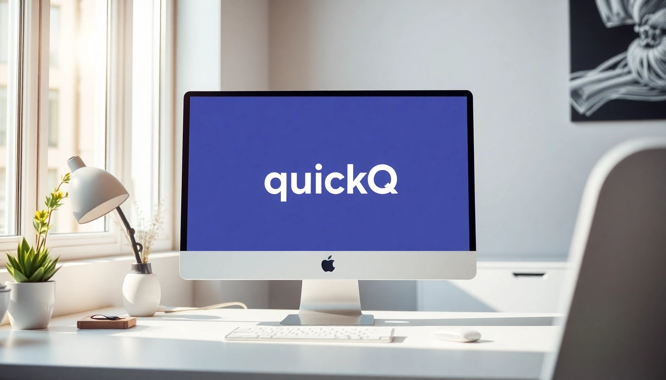 View the quickq官网 interface showcasing modern features in a clean workspace environment.