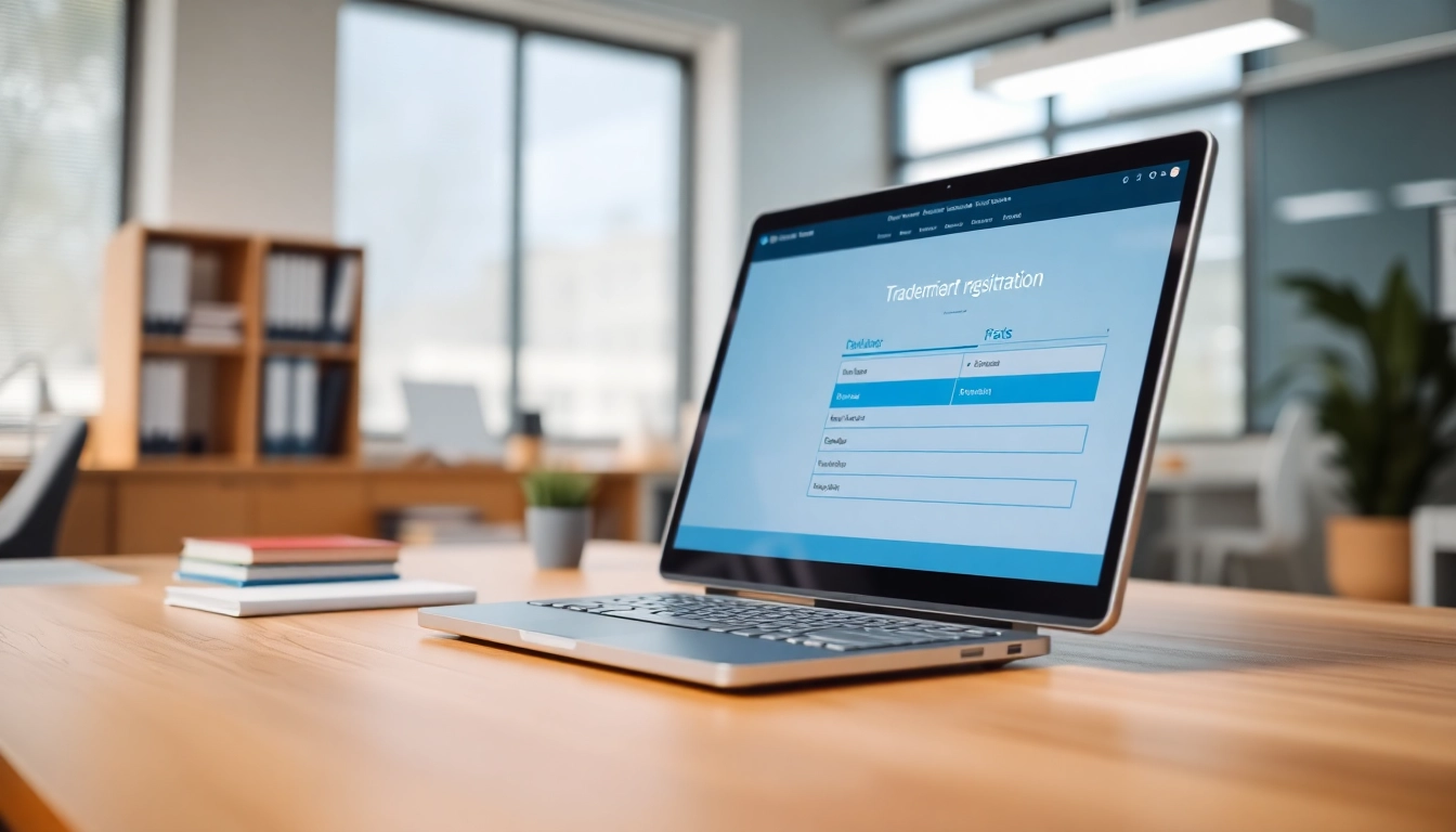 Registering on an online trademark registration platform effectively with a user-friendly interface.