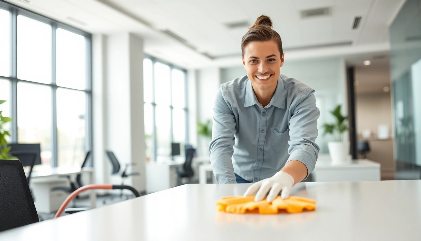 Enhance your office cleaning Melbourne with professional sanitation services in action.