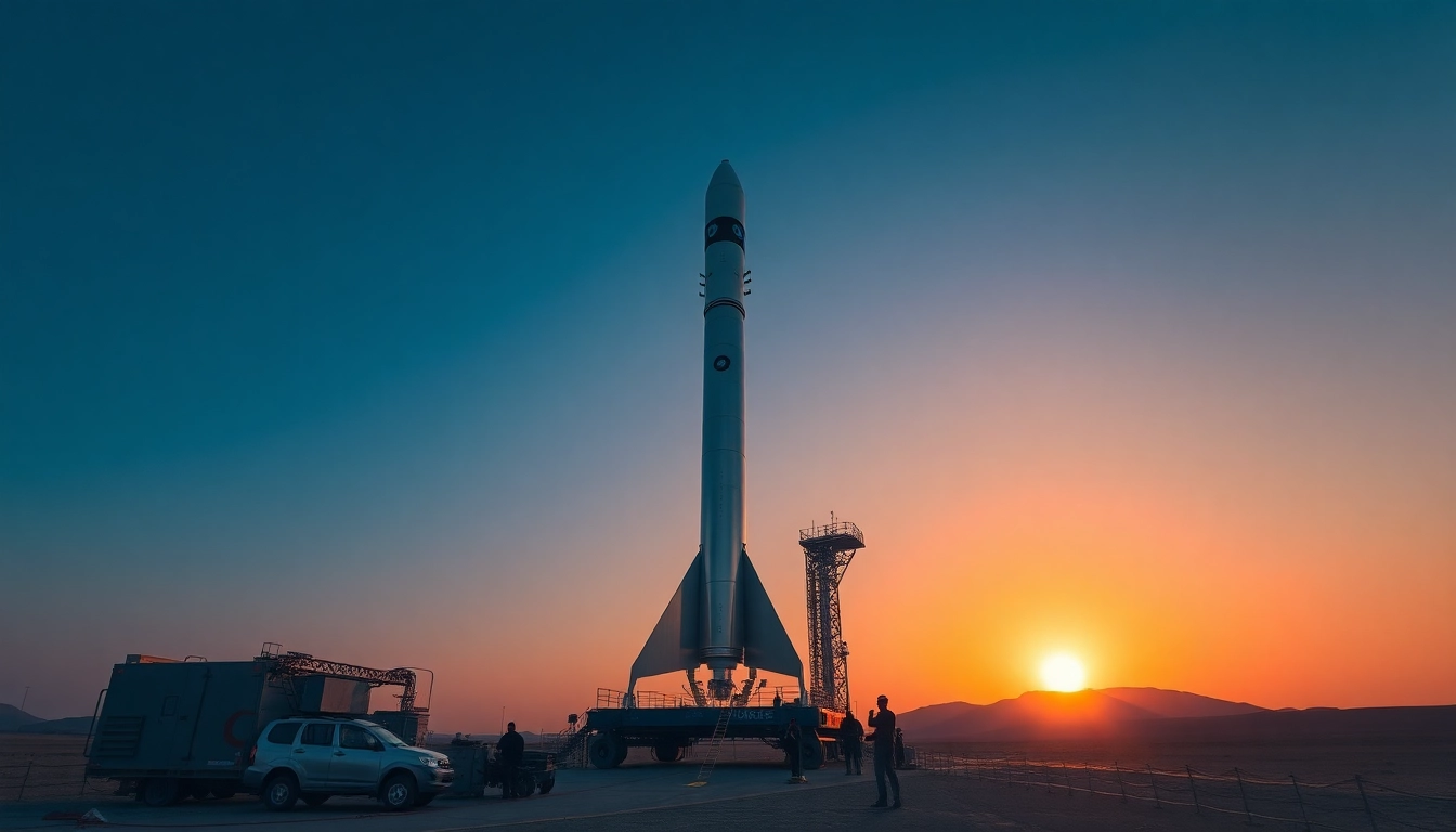Rocket Lab launching into the sky, symbolizing growth and revenue increase.
