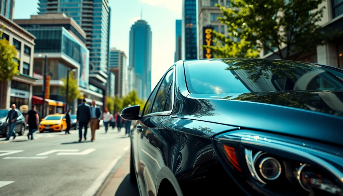 Experience premium private car service Vancouver with a stylish black sedan ready for luxurious travel.