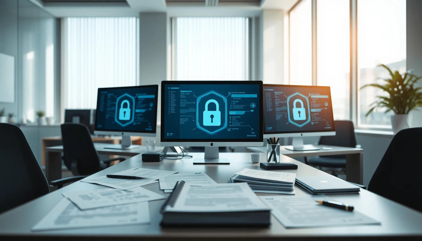 Datenraum Anbieter Deutschland in einem professionellen Büro mit modernen Datenmanagement-Tools.
