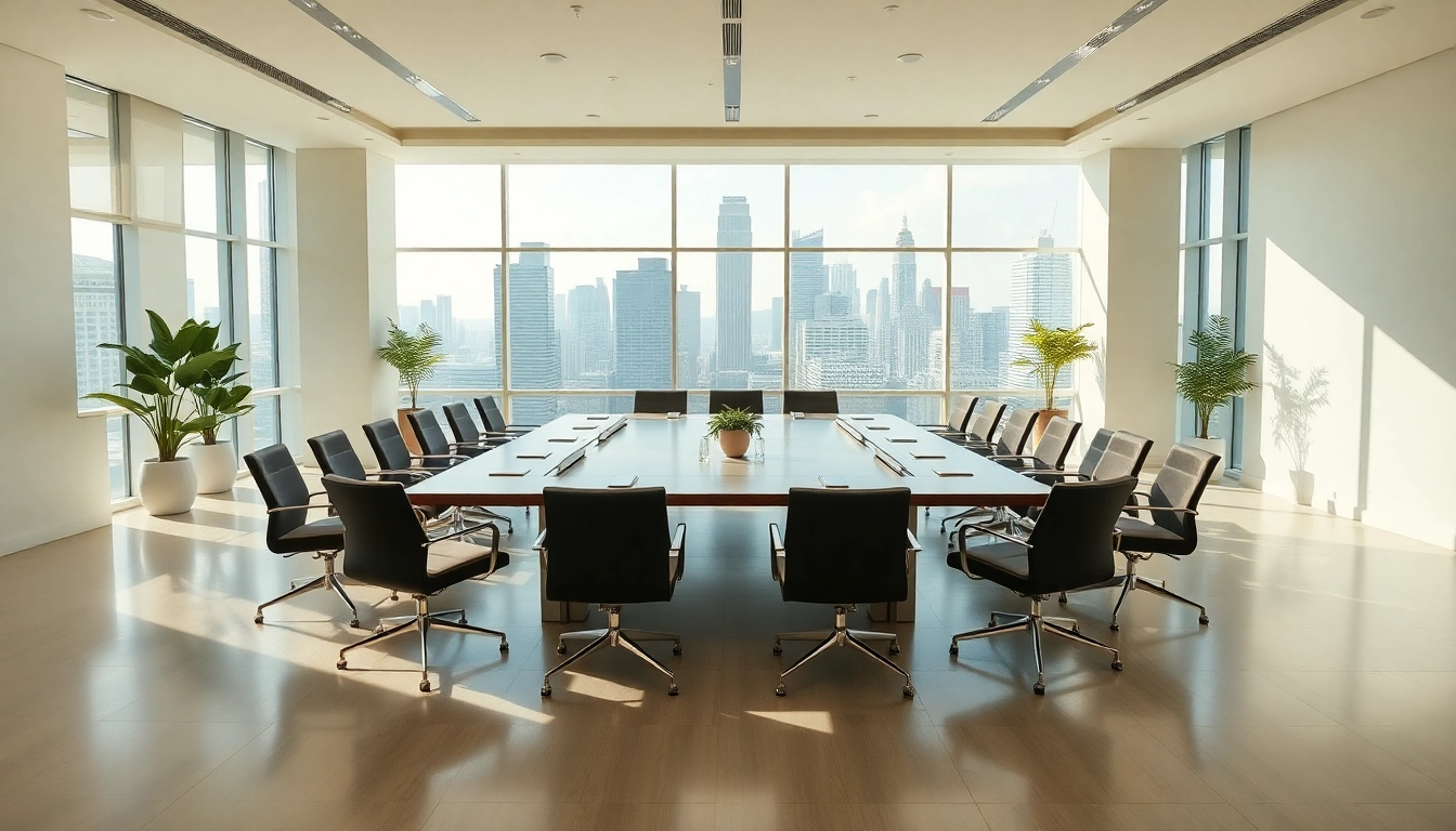 Host an event space equipped for corporate functions in a bright, modern setting.