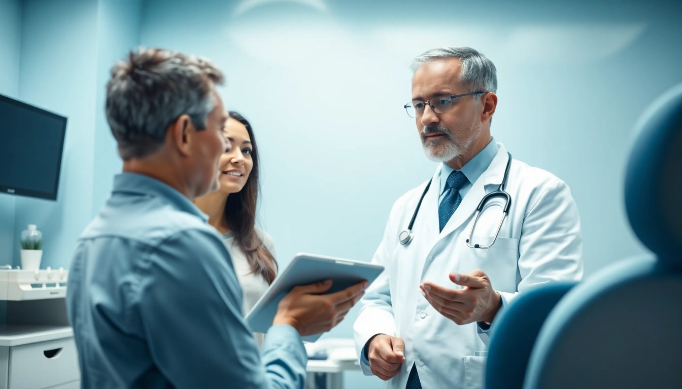 Informative discussion on genital warts removal in a professional healthcare setting.