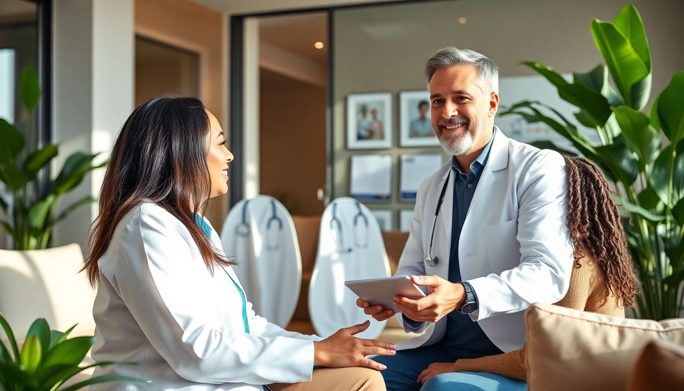 Consultation in concierge medicine las vegas, highlighting personalized care and professionalism.